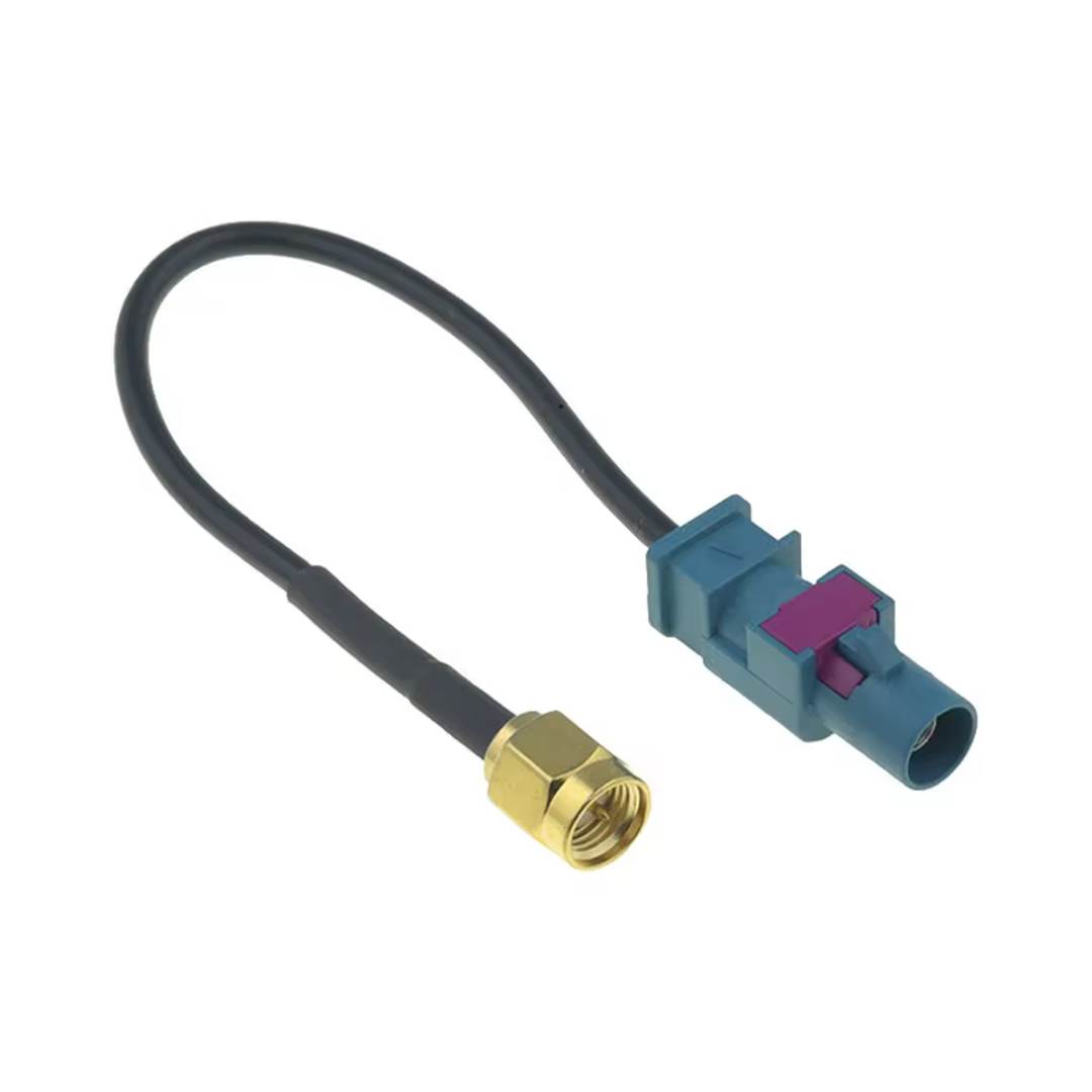 Fakra to SMA Adapter Cable for Factory DAB / GPS Antenna Retention