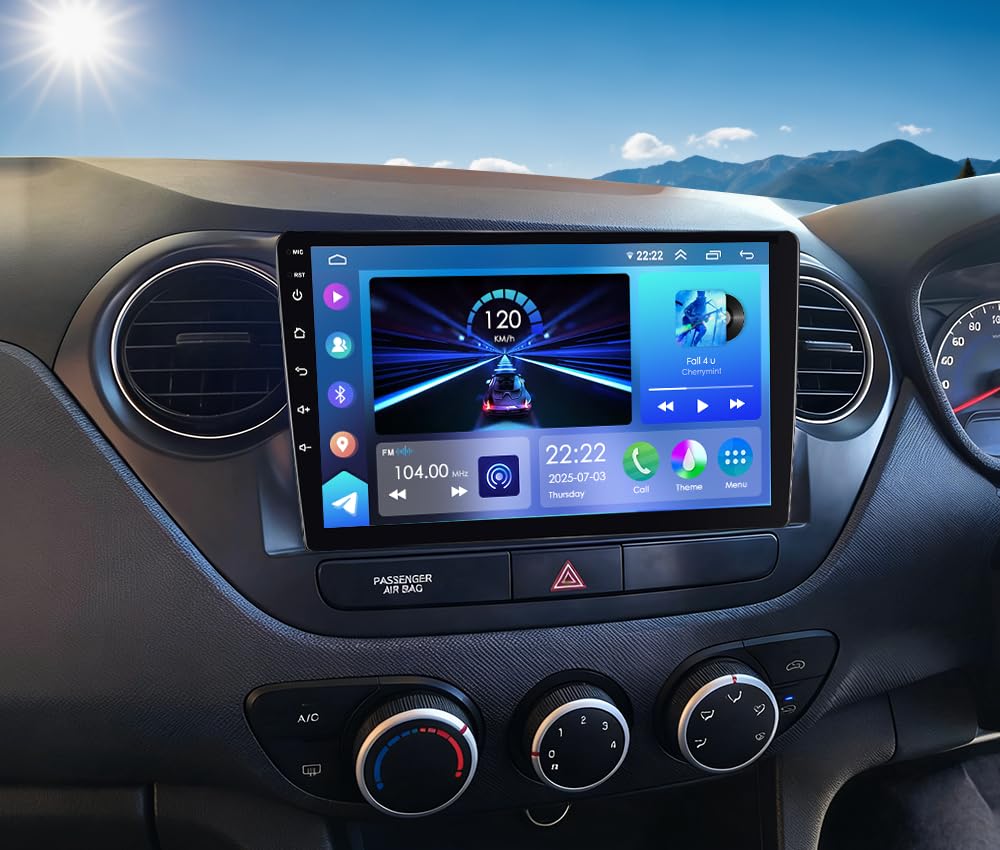 Hyundai i10 Apple Carplay / Android Auto 9" Stereo Upgrade 2013-