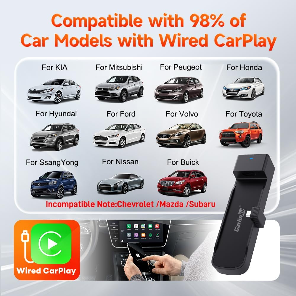 Carlinkit Fire Drive Link Pro with HDMI for Fire TV Stick Carplay Adapter