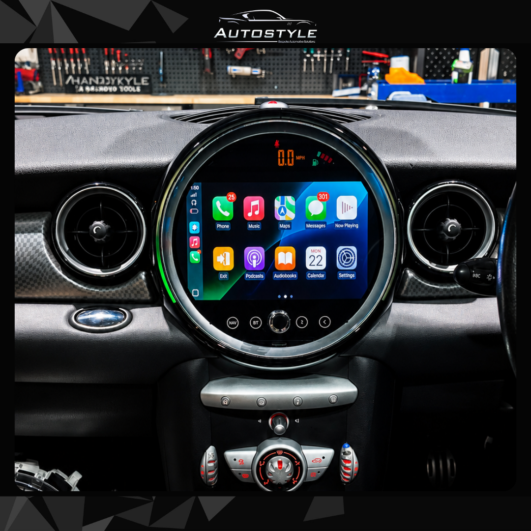 Mini COOPER S ONE CLUBMAN Apple Carplay / Android Auto 9" Stereo Upgrade R55 R56 R57 R58 R59