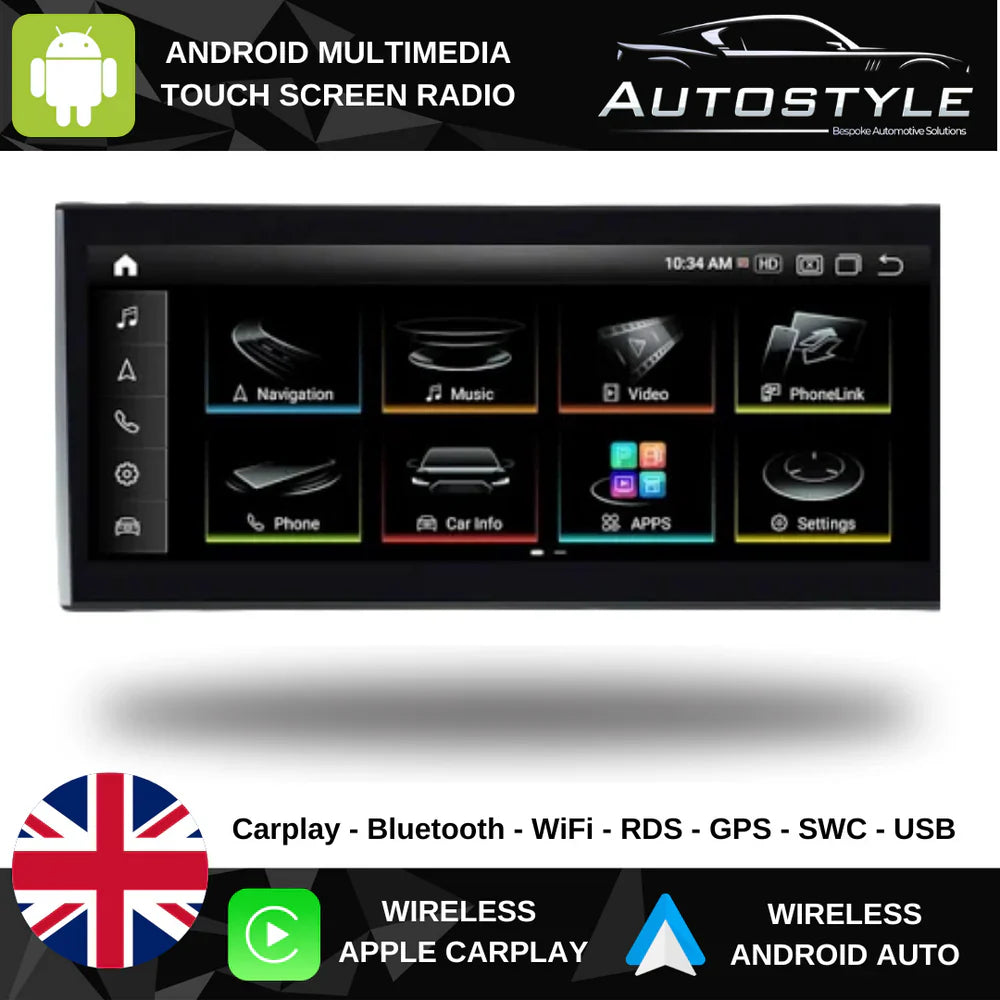Audi Q7 (2016-ON) Apple CarPlay Android Auto 10.25" Touch Screen