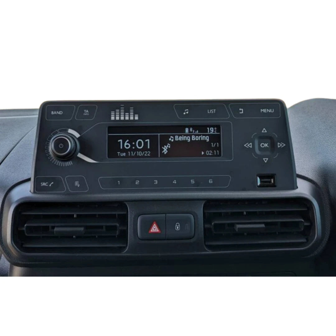 Citroen Berlingo Peugeot Partner Vauxhall Combo 10" Apple Carplay / Android Auto Stereo Upgrade 2018-23