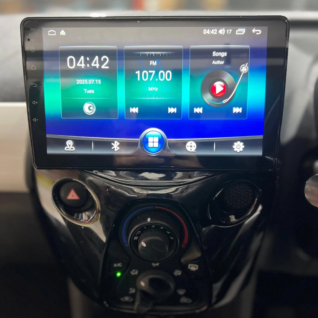 Citroen C1 Peugeot 108 Toyota Aygo Apple Carplay / Android Auto 9" Stereo Upgrade (2014-21)