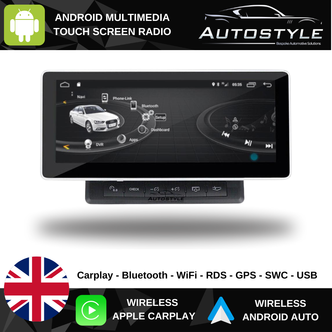 Audi Q7 (2006-2015) Apple CarPlay Android Auto 10.25" Touch Screen