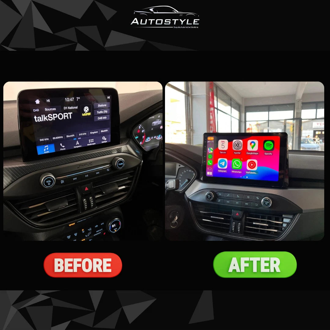 Ford Focus 4 Apple Carplay / Android Auto 10" Stereo Upgrade (2019-2020)