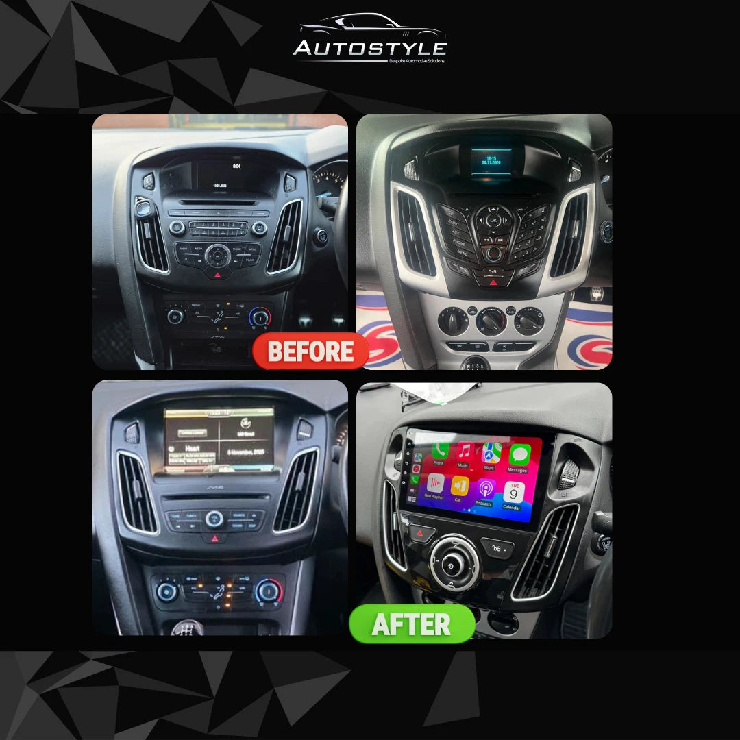 Ford Focus Apple Carplay / Android Auto 9" Stereo Upgrade (2011-18)