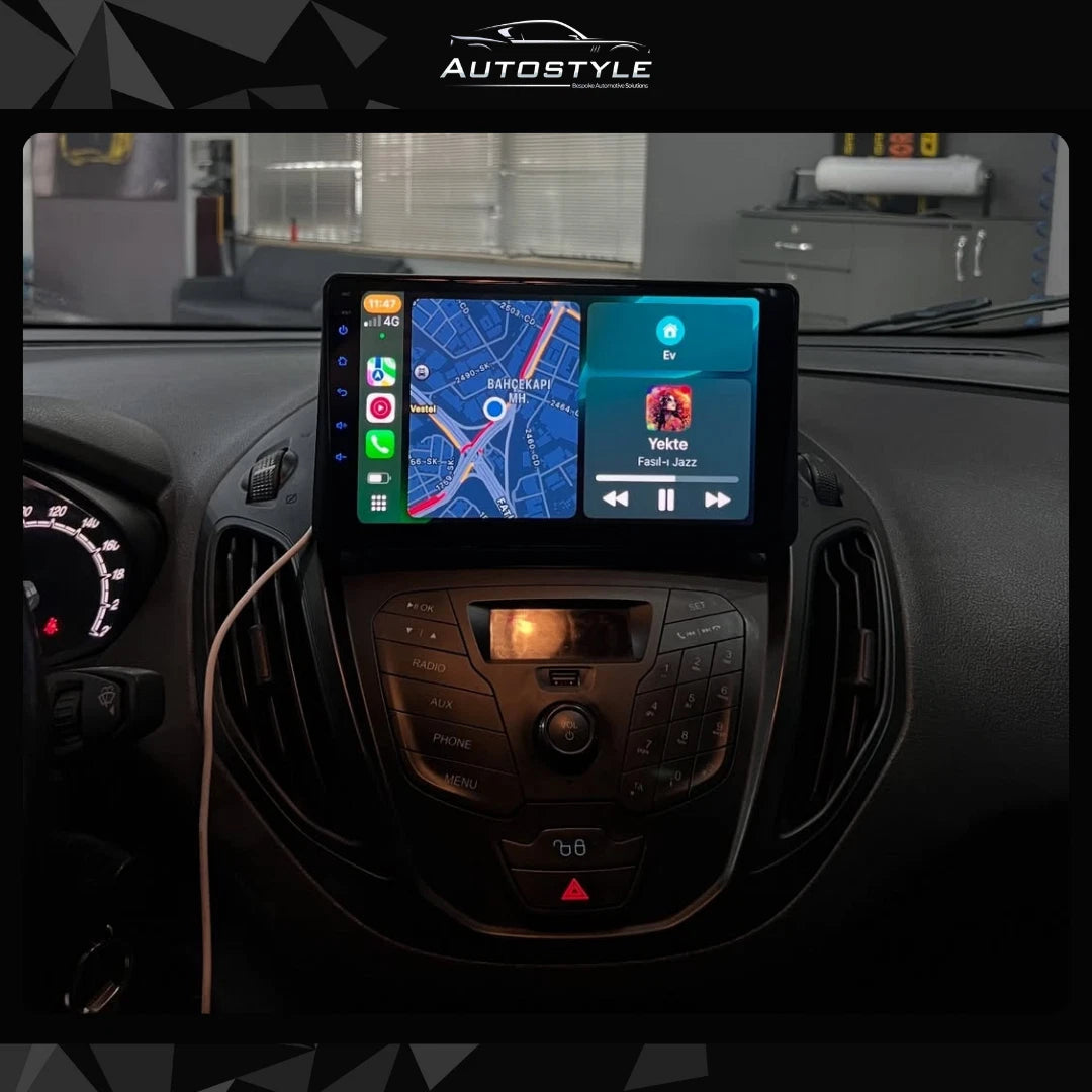 Ford Transit Courier Apple Carplay / Android Auto 9" Stereo Upgrade (2014-2018)