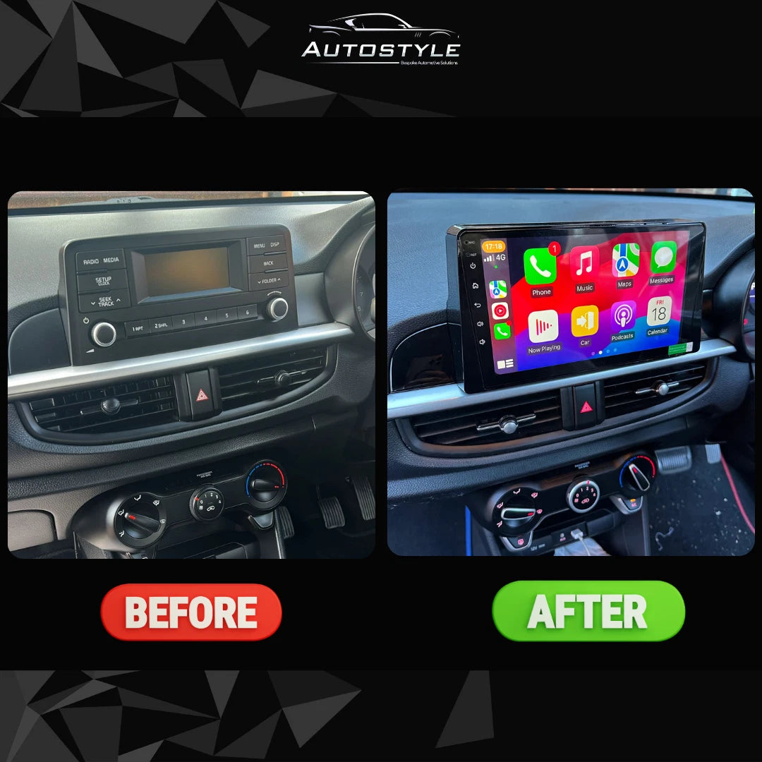 Kia Picanto Morning Apple Carplay / Android Auto 9" Stereo Upgrade 2017-2021
