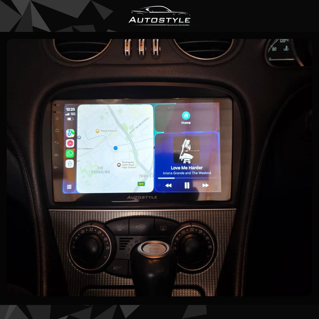 Mercedes-Benz SL Class R230 Apple Carplay / Android Auto 9" Stereo Upgrade