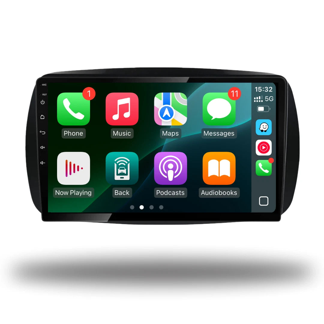 Mercedes-Benz Smart forTwo Apple Carplay / Android Auto 9" Stereo Upgrade 2014-2021