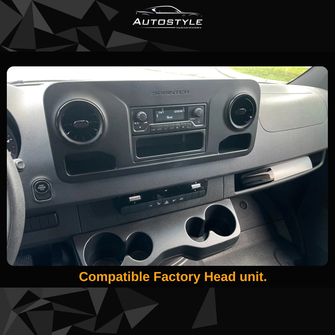 Mercedes-Benz Sprinter W907 Apple Carplay / Android Auto 10" Stereo Upgrade (2018-2023)