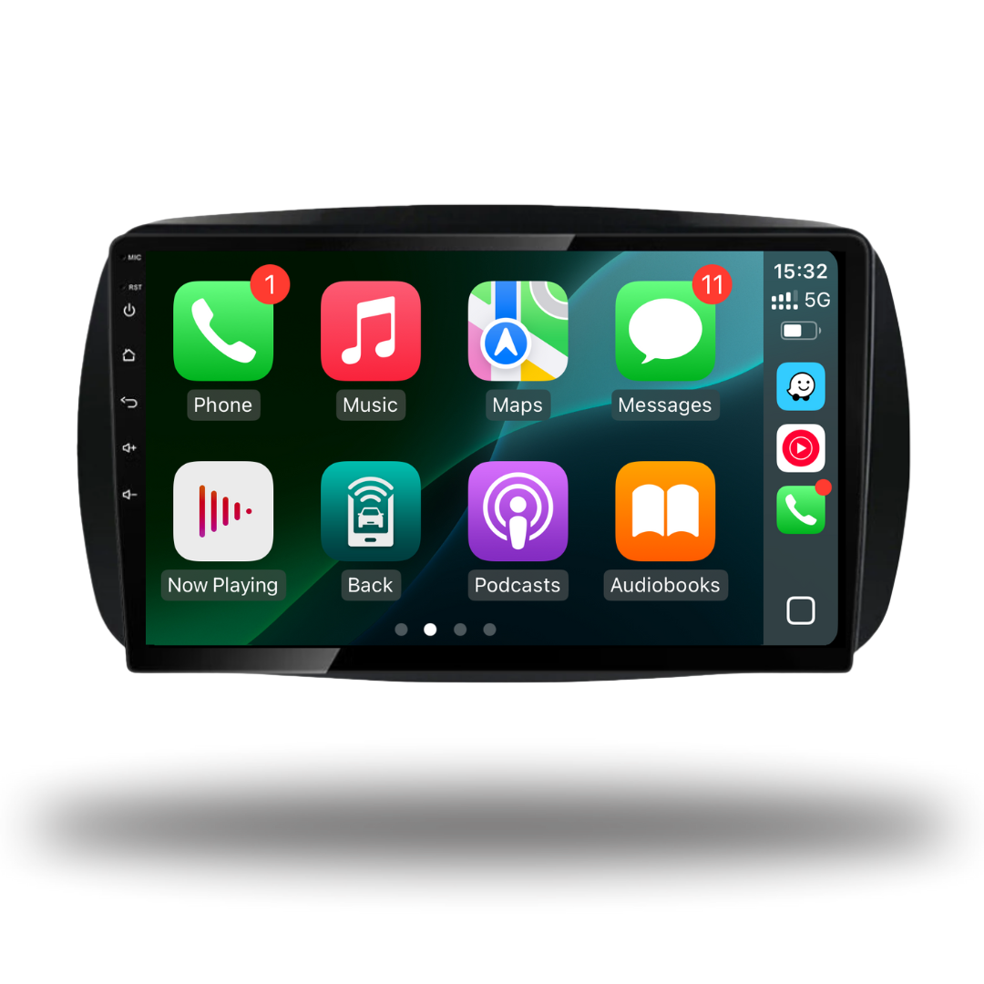 Mercedes-Benz Smart forTwo Apple Carplay / Android Auto 9" Stereo Upgrade 2014-2021