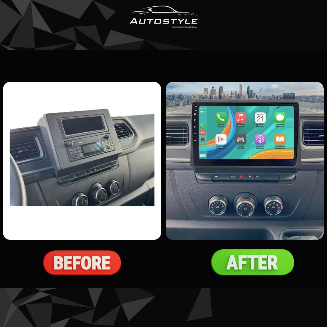 Renault Master Nissan NV400 Apple Carplay / Android Auto 10" Stereo Upgrade 2019