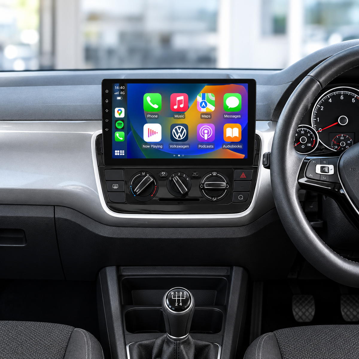 VW UP Apple Carplay / Android Auto 10" Stereo Upgrade 2011-2026