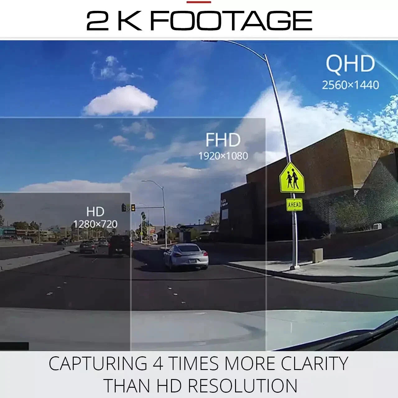 Thinkware Dash Cam Q200 2K Camera Dash Camera