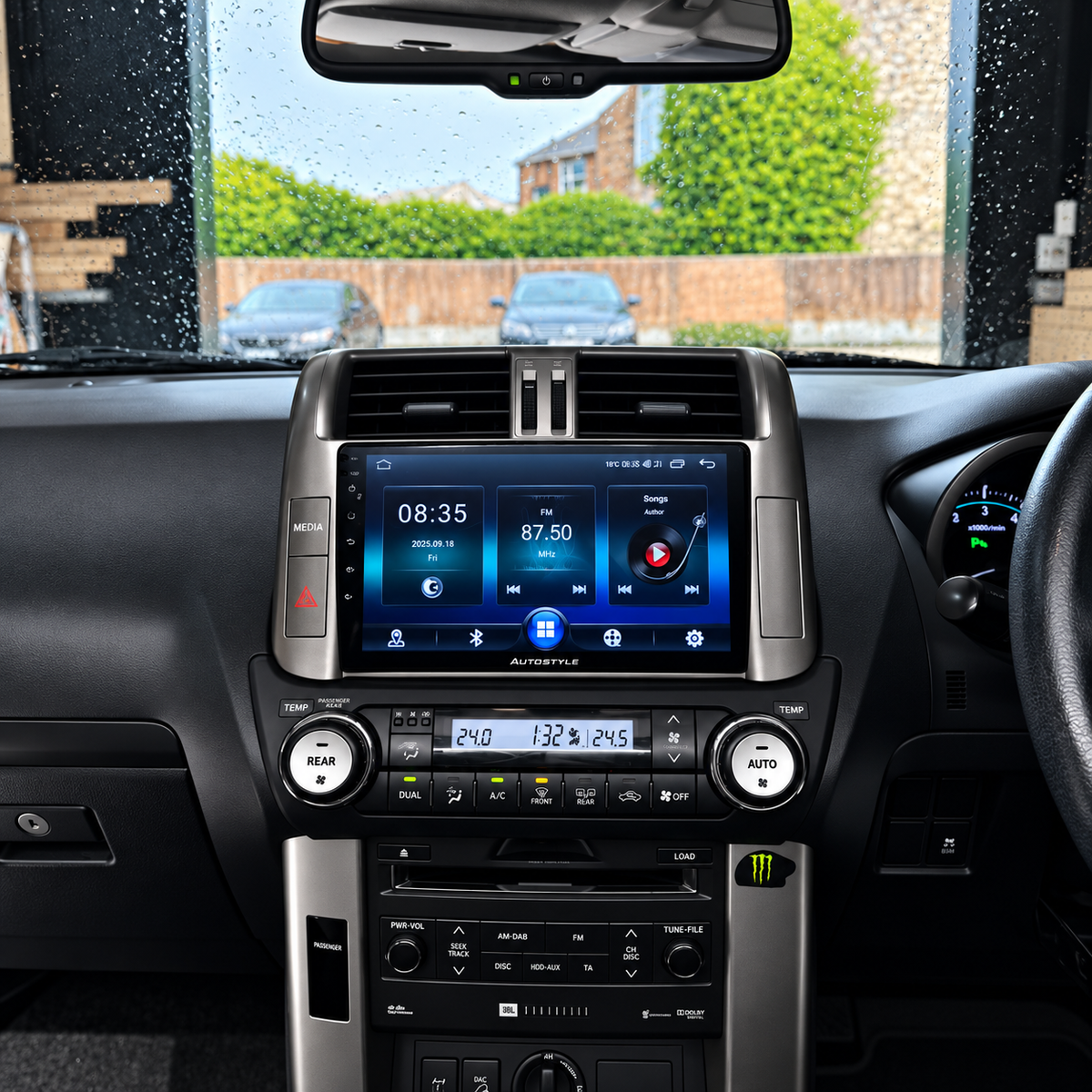 Toyota Land Cruiser Prado 150 Apple Carplay / Android Auto 9" Stereo Upgrade 2009-2013