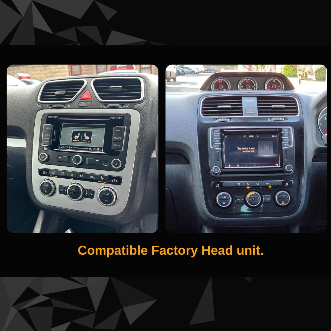 VW Scirocco 3 Apple Carplay / Android Auto 9" Stereo Upgrade 2008-2014