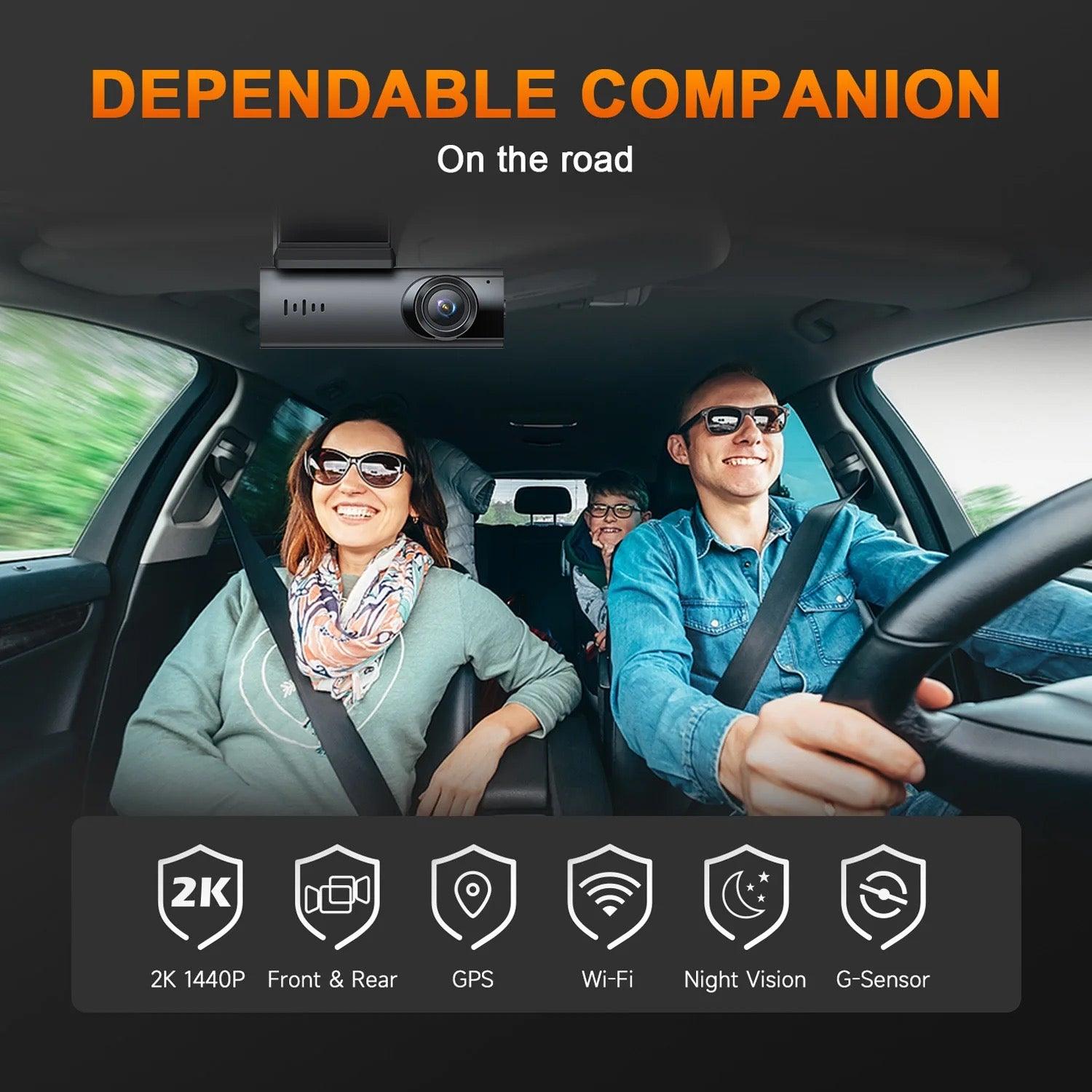 A207 Front & Rear Dashcam 32GB WiFi GPS - AUTOSTYLE UK