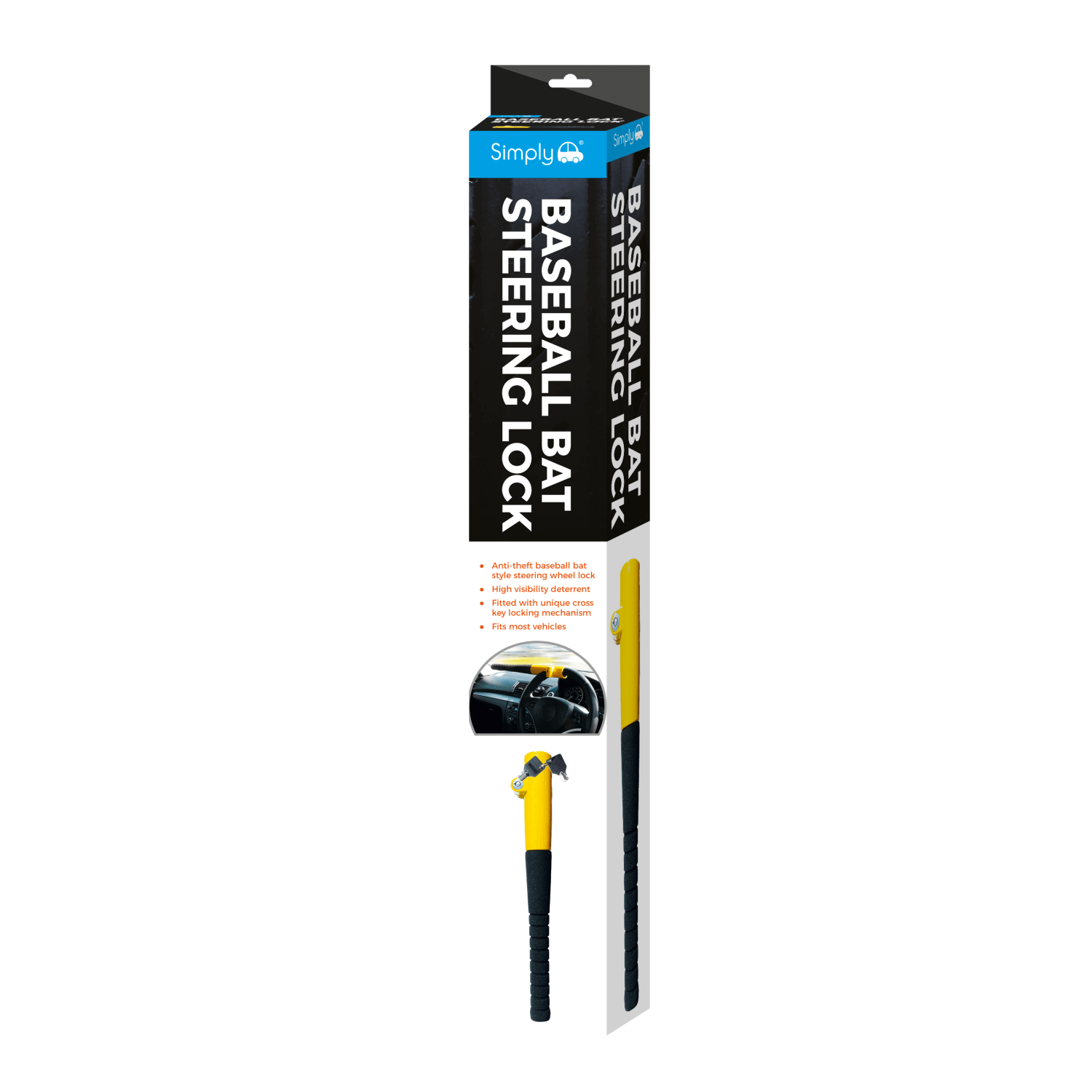 Baseball Steering Lock - AUTOSTYLE UK