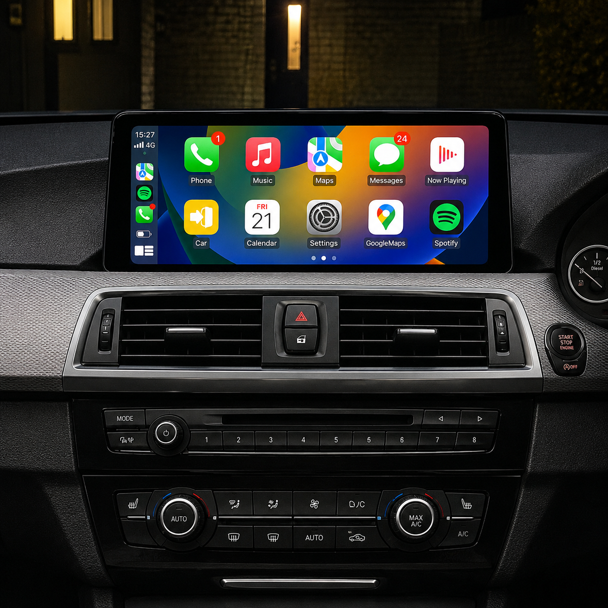 BMW 5 Series F10 F11 GT F07 (2010-2017) NBT Apple CarPlay Android Auto 12.3" Touch Screen