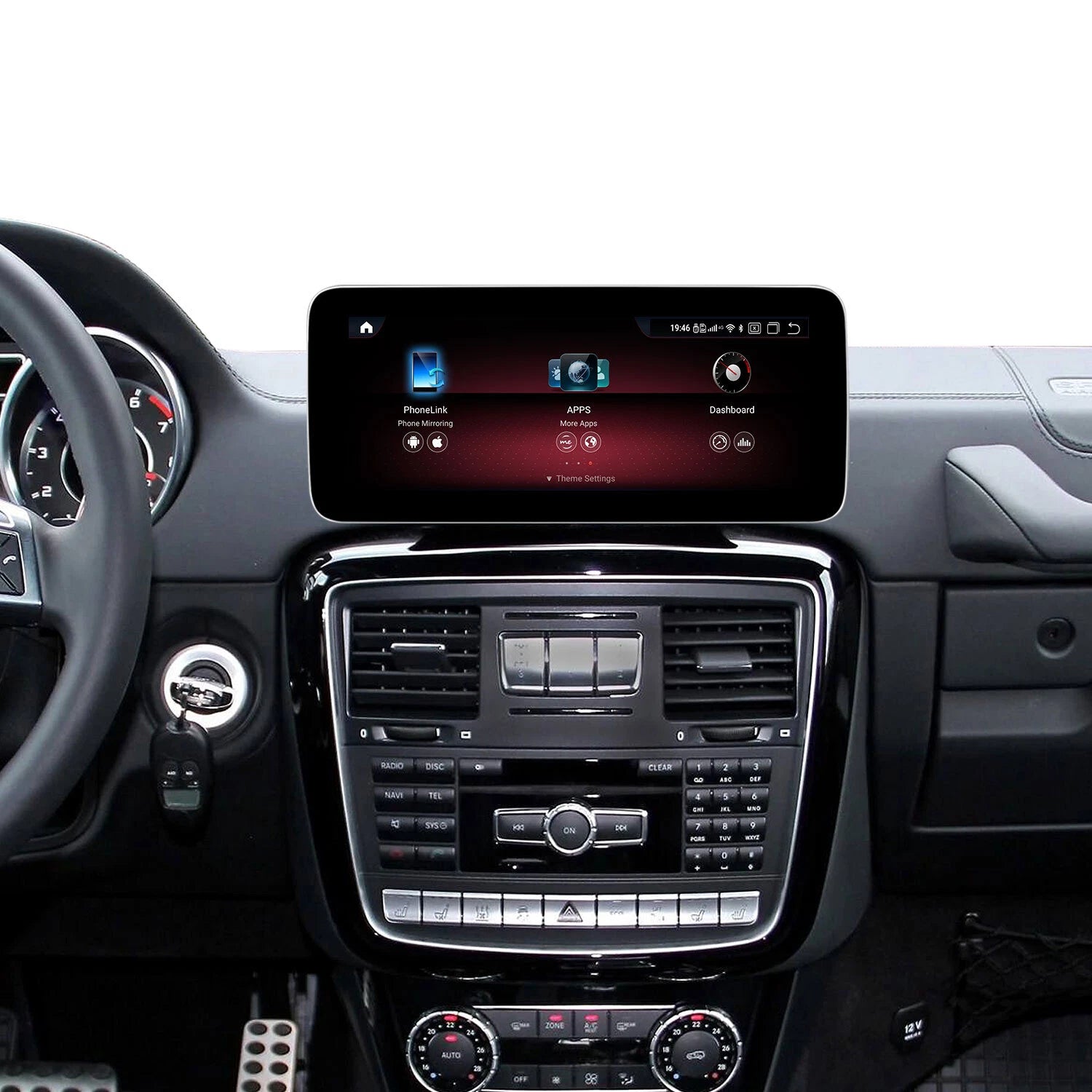 Mercedes-Benz G Class G350/G500/G63/G65 (2010-2017) Apple CarPlay Android Auto 12.3" Touch Screen