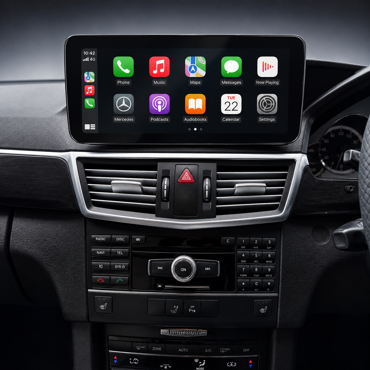 Mercedes-Benz E Class C207/A207 (2010-2016) Apple CarPlay Android Auto 10.25" Touch Screen RHD 2-Door Coupe