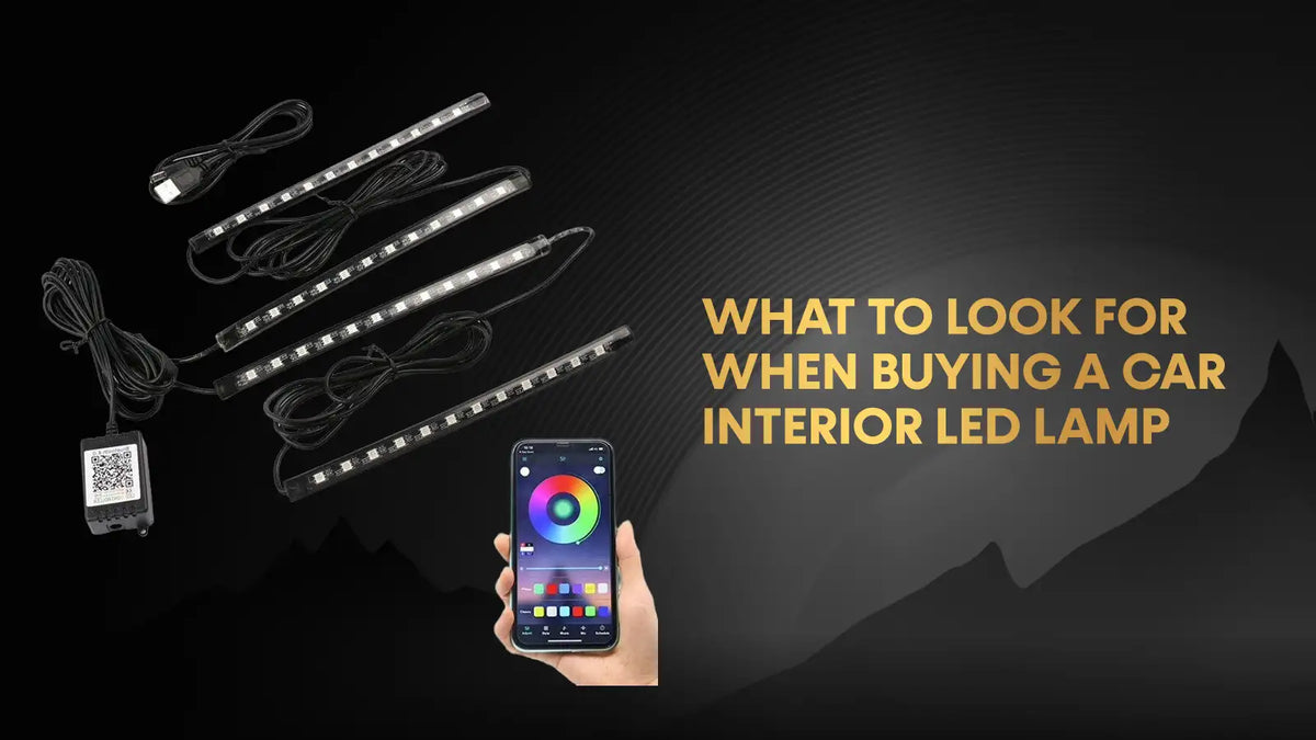 What to Look for When Buying a Car Interior LED Lamp | Autostyle UK