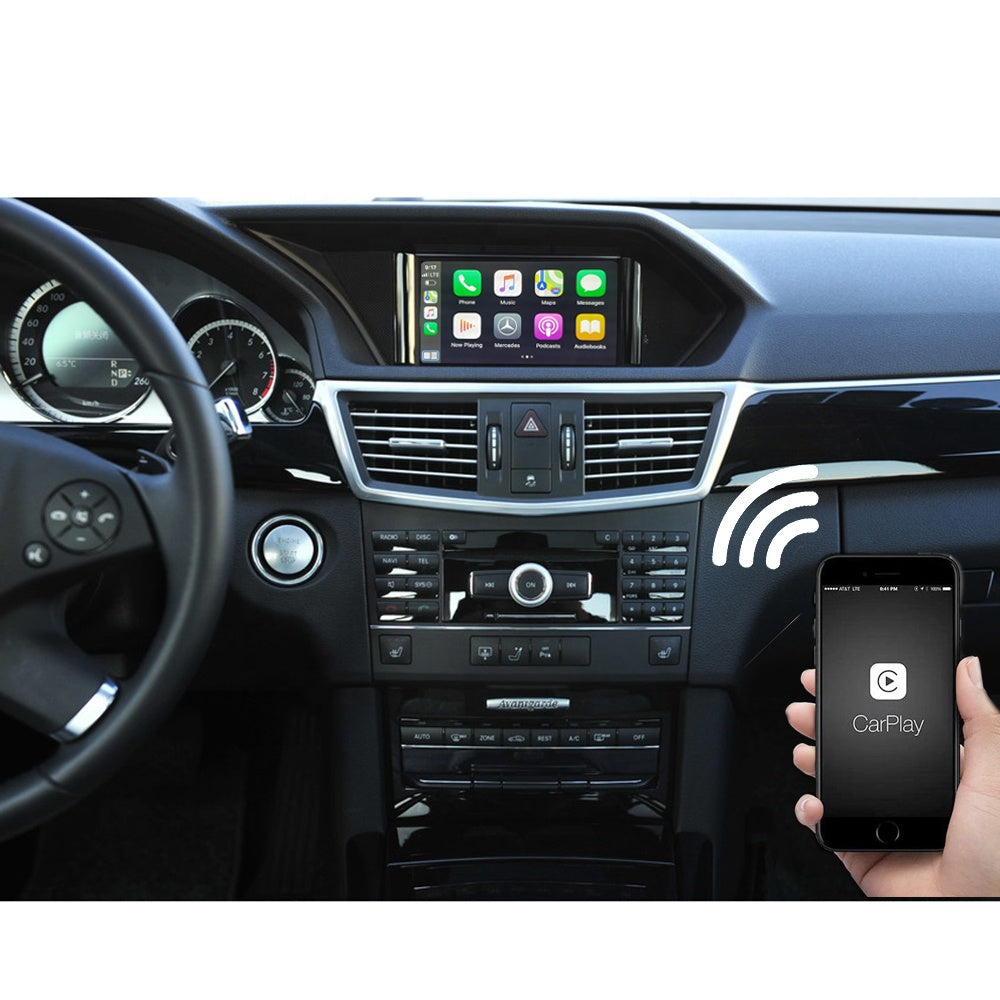 Wireless Apple CarPlay/Android Auto for Mercedes-Benz A/B/C/E/GLK/GLA/ML/SLK Class with NGT4.5/4.7/ NTG5