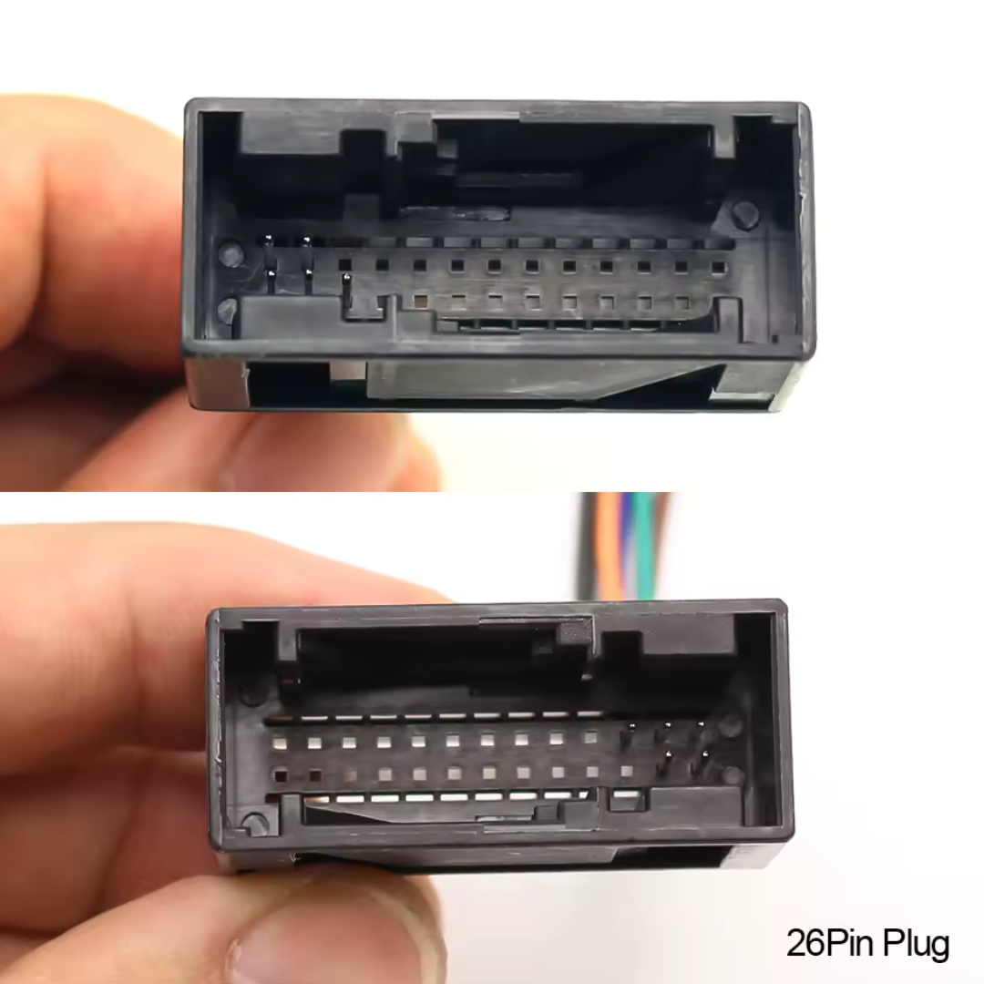 26 PIN RGB to CVBS (RCA) AV Signal Converter Adapter For VW Original Rear-view Camera