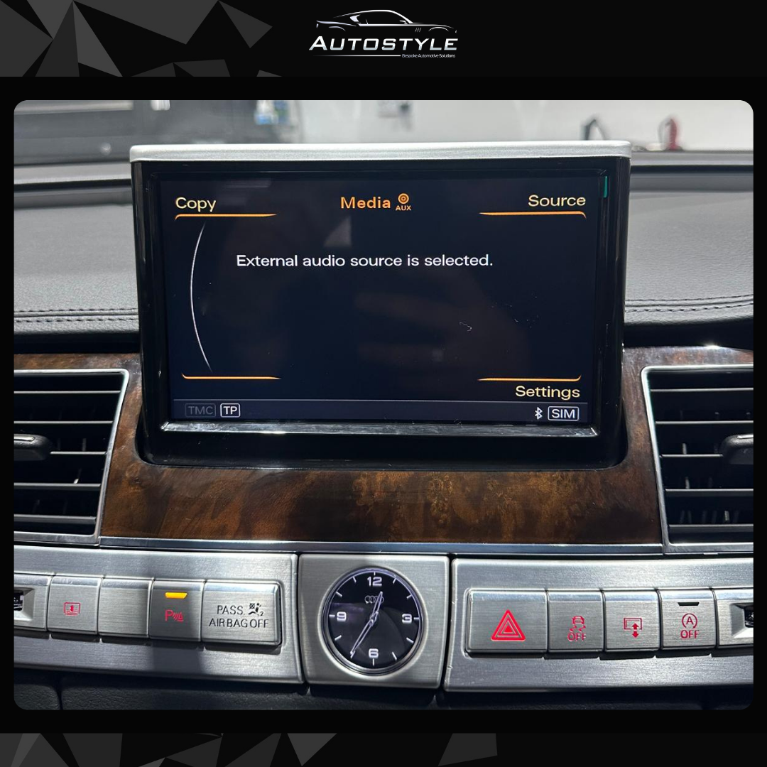 Audi A8  Apple Carplay / Android Auto 9" Flip-Out Stereo Upgrade
