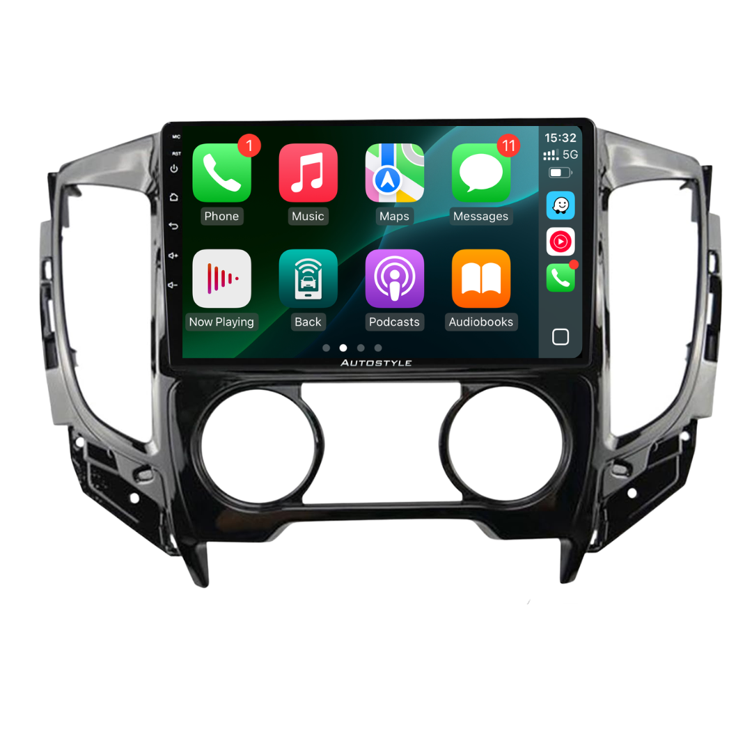 Mitsubishi Triton L200 Apple Carplay / Android Auto 9" Stereo Upgrade 2015-2018