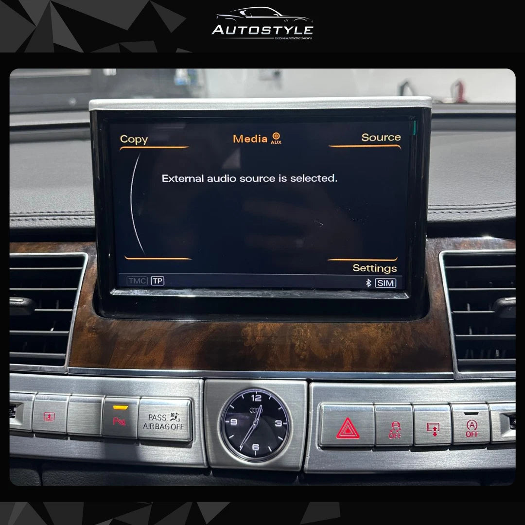 Audi A8  Apple Carplay / Android Auto 9" Flip-Out Stereo Upgrade