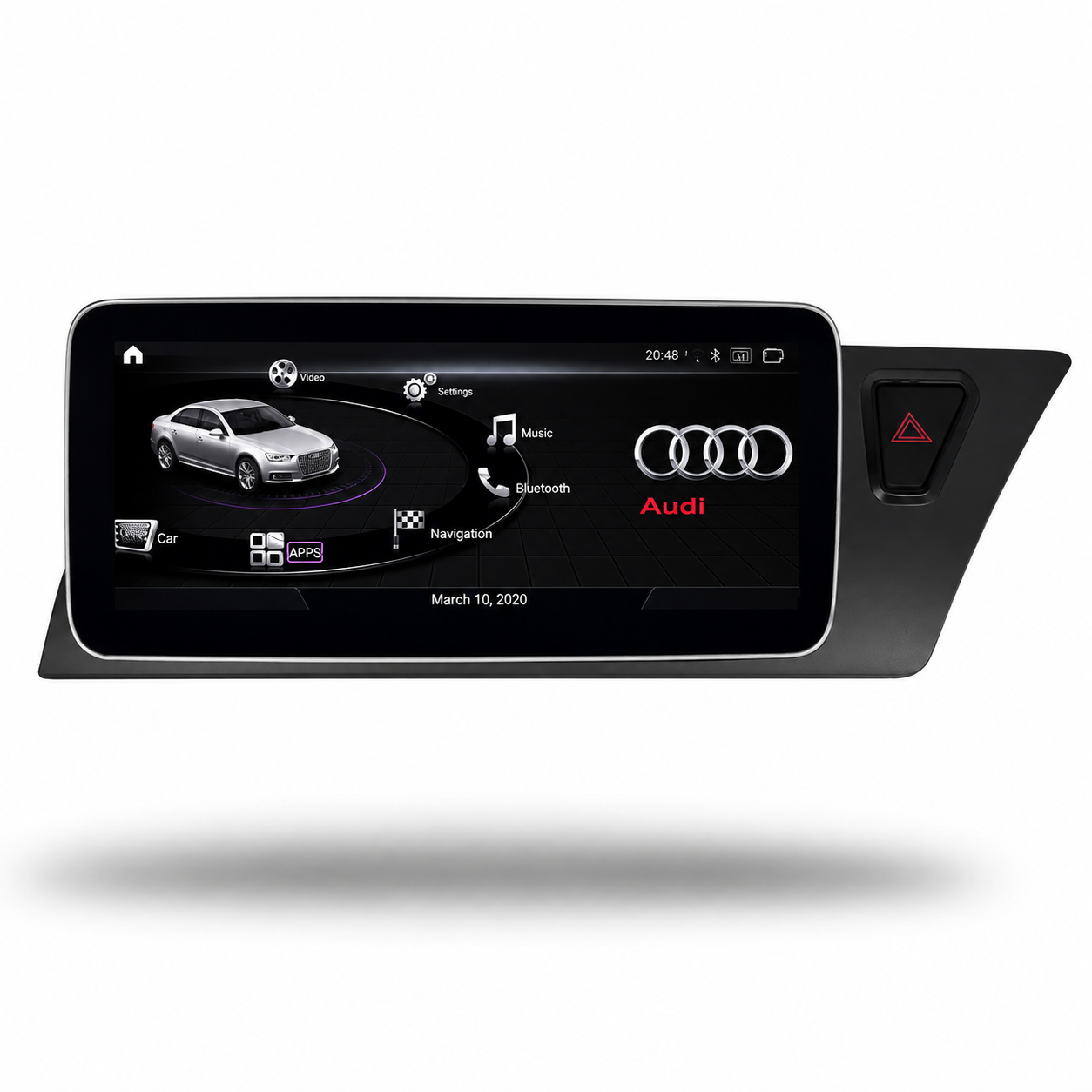 Audi A4 (2008-2016) B8 Apple CarPlay Android Auto 10.25" Touch Screen RHD
