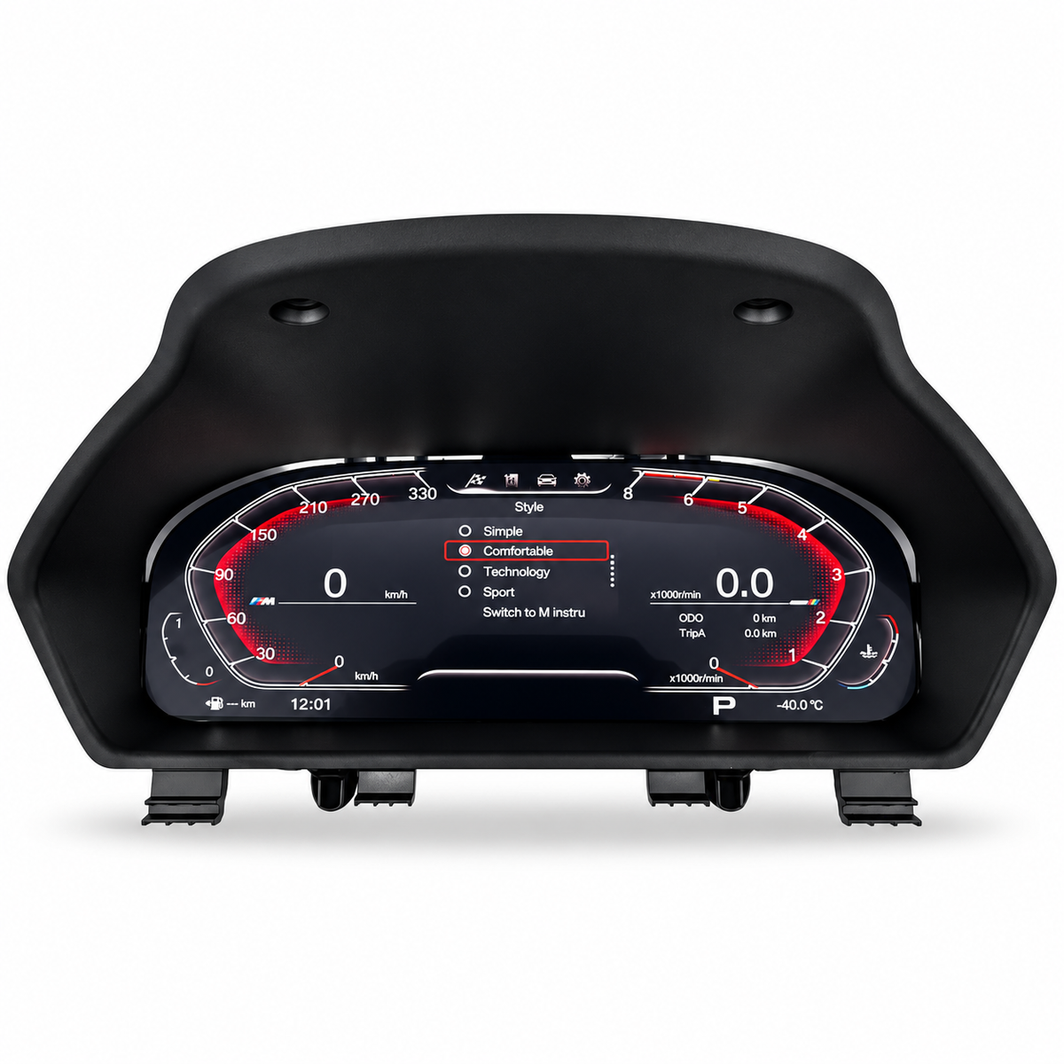 BMW 3 4 Series Virtual Clock Instrument Cluster Digital Dash Upgrade F Series