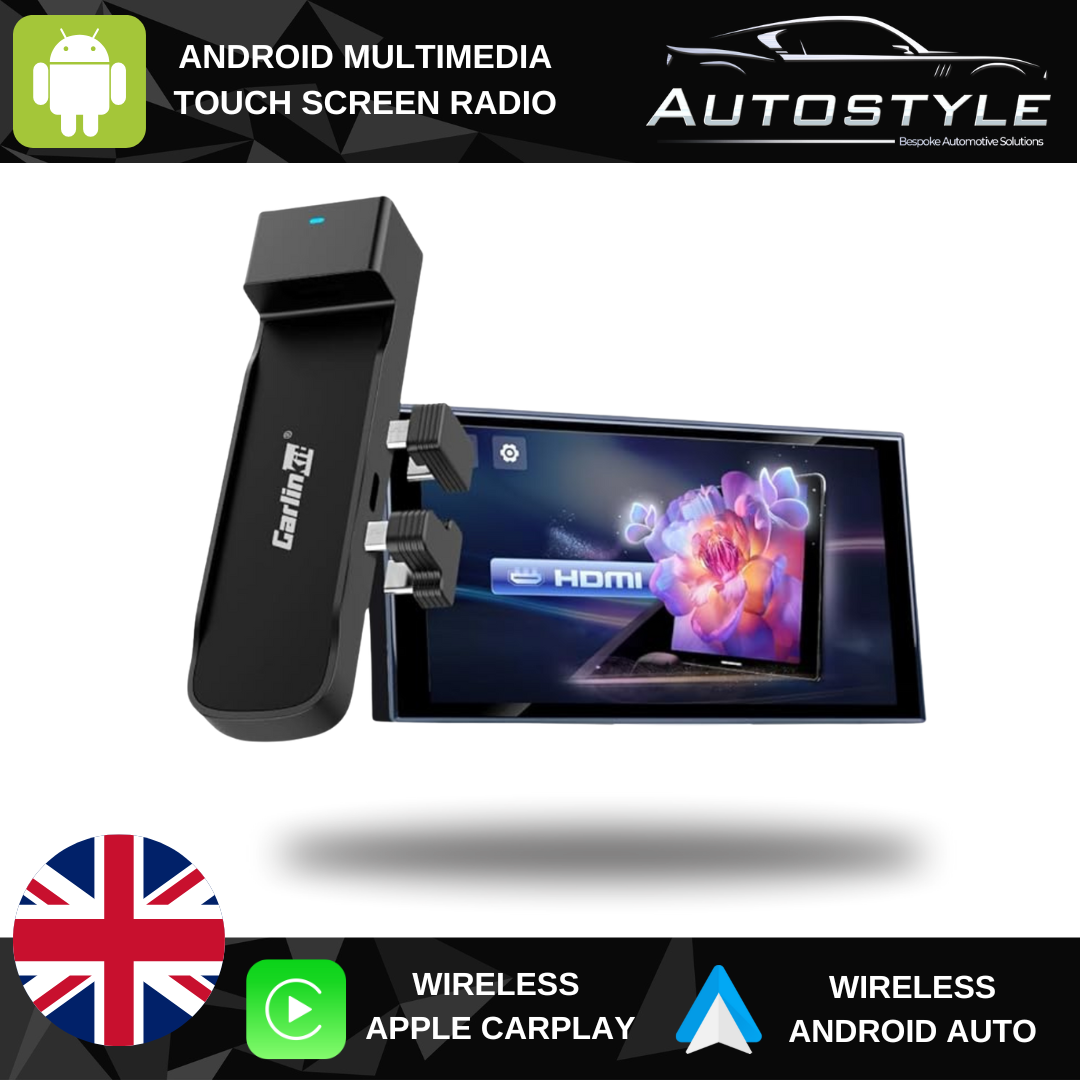 Carlinkit Wireless CarPlay & Android Auto Adapter, FireDrive Link Pro with HDMI for Fire TV Stick, Wireless Dongle & Car TV Converter for OEM Wired CarPlay Vehicles, Plug & Play