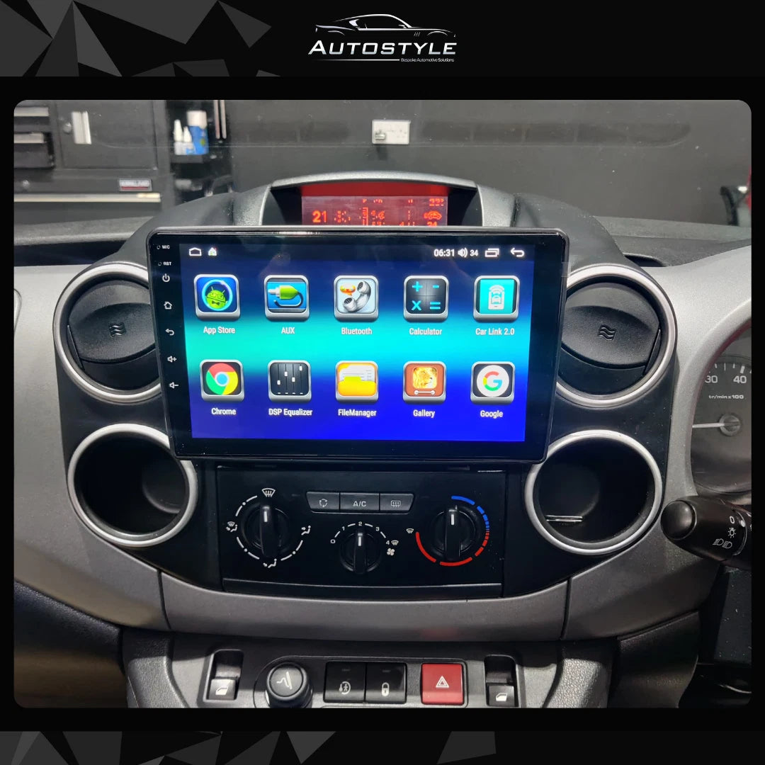 Citroen Berlingo 2, C2, C3 Apple Carplay / Android Auto 9" Stereo Upgrade (2001-2019)