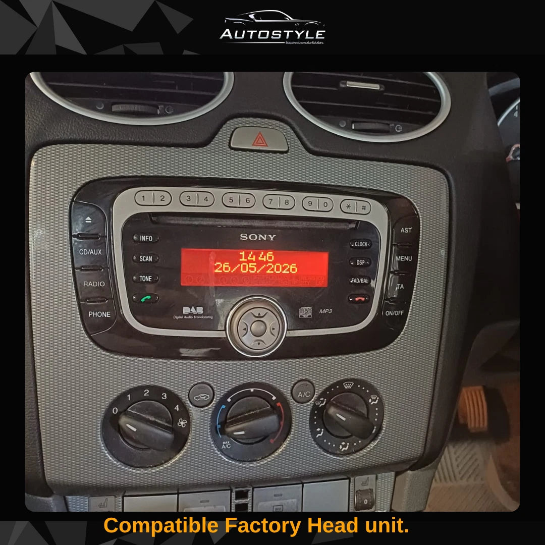 Ford Focus 2 Mk 2 Apple Carplay / Android Auto 9" Stereo Upgrade 2004-2011