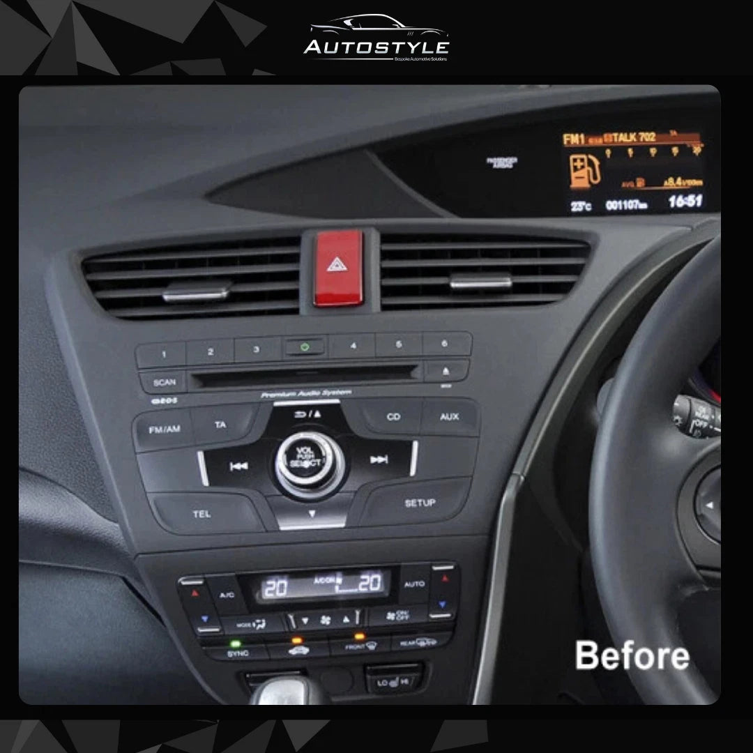 Honda Civic 9 FK Apple Carplay / Android Auto 09" Stereo Upgrade 2011-2017
