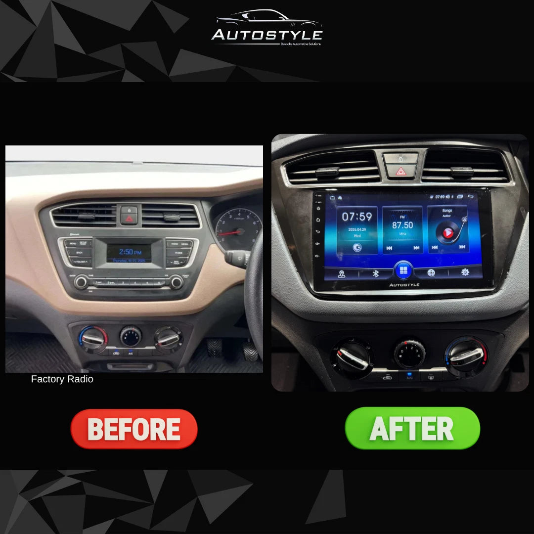 Hyundai i20 Apple Carplay / Android Auto 9" Stereo Upgrade 2014-2018
