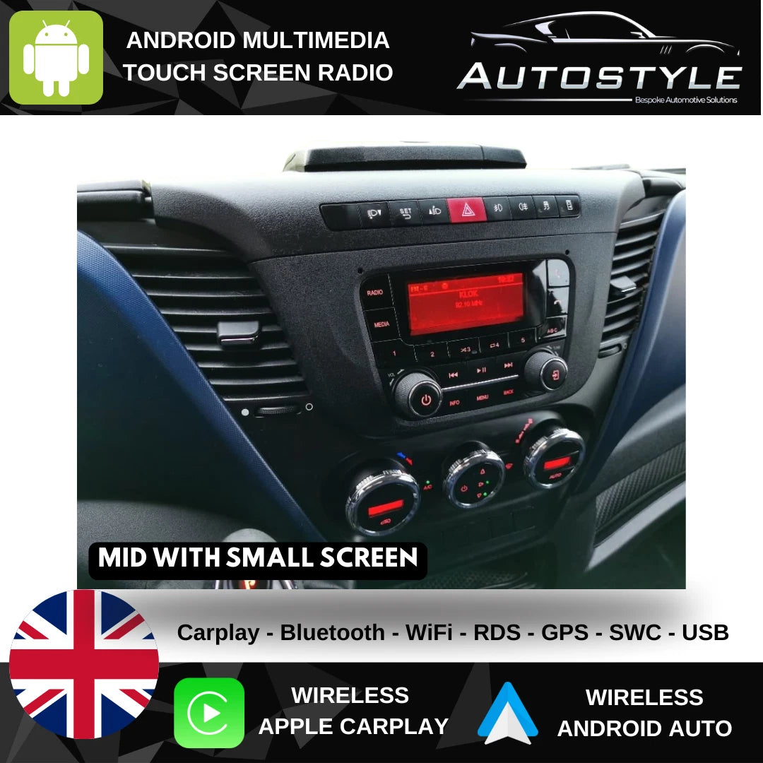IVECO DAILY  Apple Carplay / Android Auto 9" Stereo Upgrade (2014+)