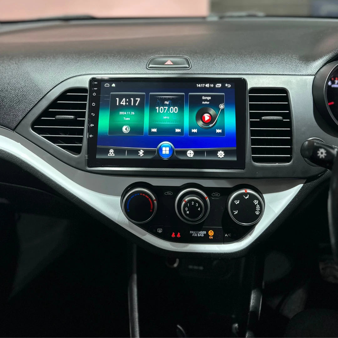 Kia Picanto Apple Carplay / Android Auto 9" Stereo Upgrade 2011-2017