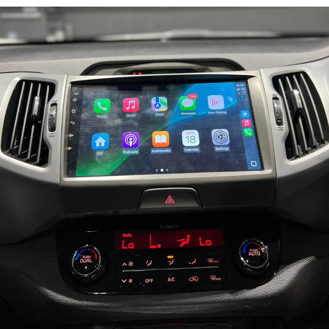 Kia Sportage Apple Carplay / Android Auto 9" Stereo Upgrade 2010-16