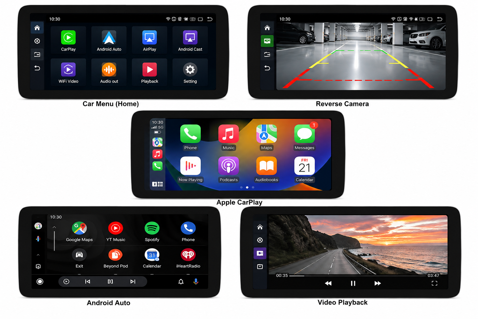 Mercedes-Benz G Class G350/G500/G63/G65 (2010-2017) Apple CarPlay Android Auto 12.3" Touch Screen