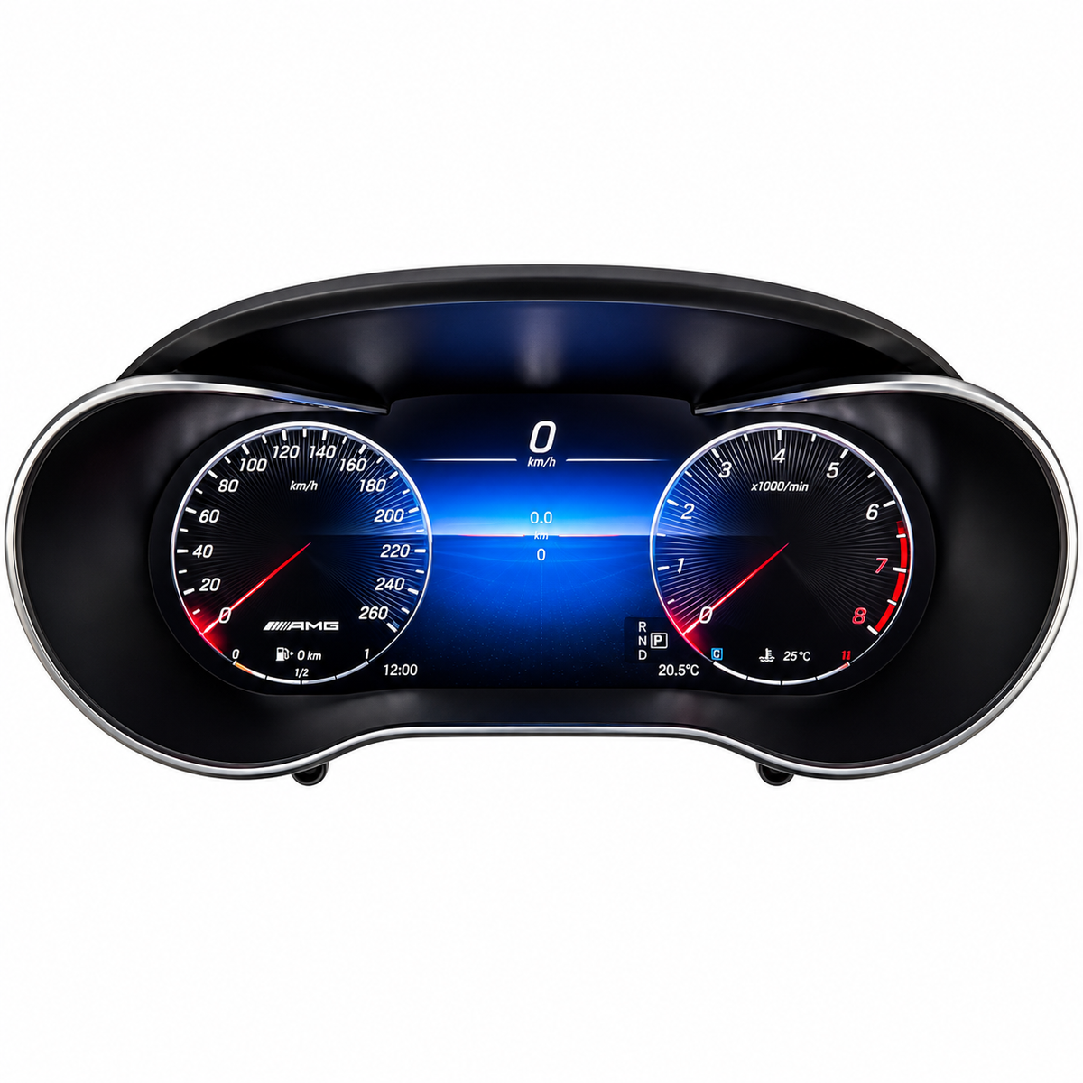 Mercedes Benz C GLC Class Virtual Clock Instrument Cluster Digital Dash Upgrade W205 W253