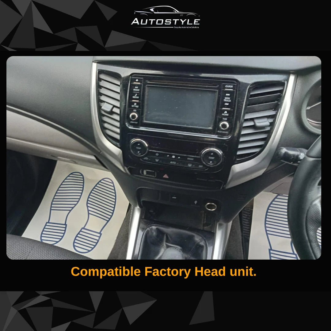 Mitsubishi Triton L200 Apple Carplay / Android Auto 9" Stereo Upgrade 2015-2018