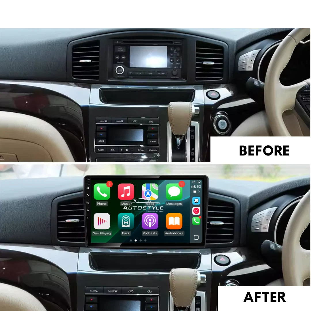 Nissan Quest Elgrand Apple Carplay / Android Auto 10.1" Stereo Upgrade (2012-15)