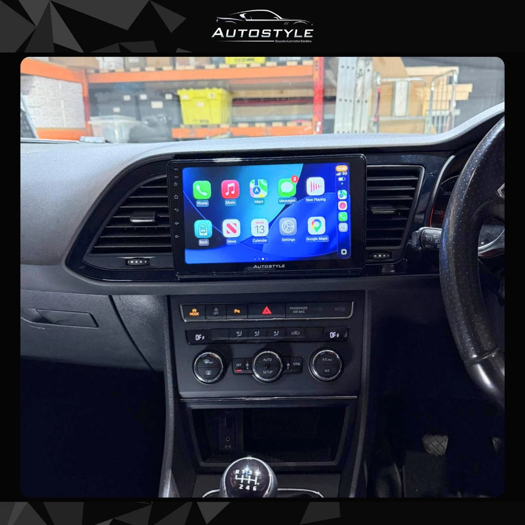 SEAT Leon Apple Carplay / Android Auto 9" Stereo Upgrade 2012-2020
