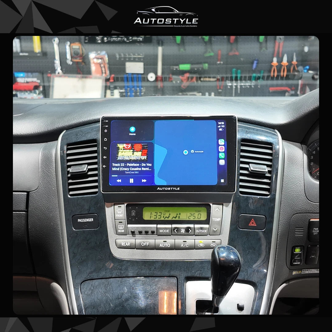 Toyota Alphard 1 AH10 Apple Carplay / Android Auto 9" Stereo Upgrade 2002-2005