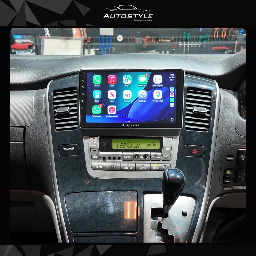 Toyota Alphard 1 AH10 Apple Carplay / Android Auto 9" Stereo Upgrade 2002-2005