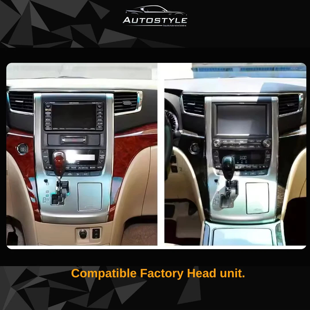 Toyota Alphard Vellfire Apple Carplay / Android Auto 9" Stereo Upgrade 2008-2015